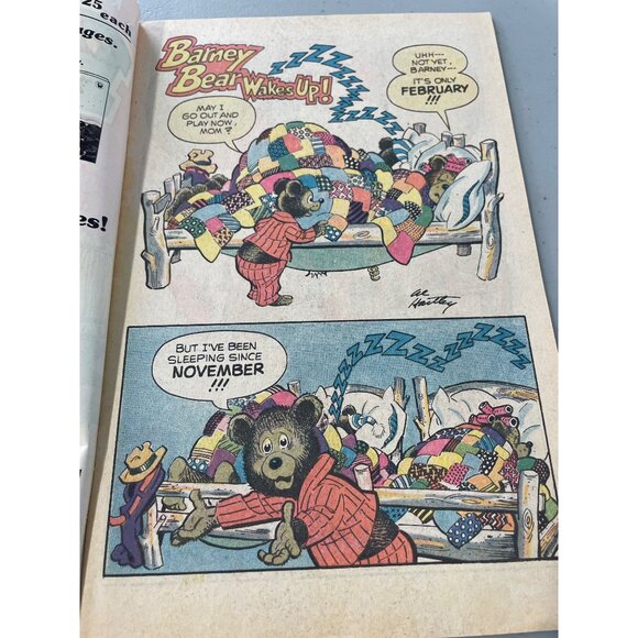 Spire Christian Comics Barney Bear Wakes Up Kiddies Christian Comic 1977 Vintage - Picture 4 of 7